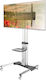 Techly ICA-TR156 ICA-TR156 TV Mount Floor up to 90" and 70kg Black