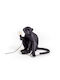 Seletti Monkey Decorative Lamp with Socket for Bulb E14 Black