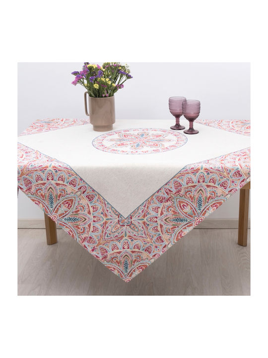 Dimeco Amalfi Polyester Tablecloth Runner Multicolour 45x140cm