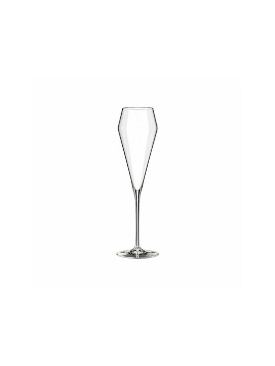 Rona Set de Pahare de sampanie din Cristal Fără Colțuri 220ml 6buc