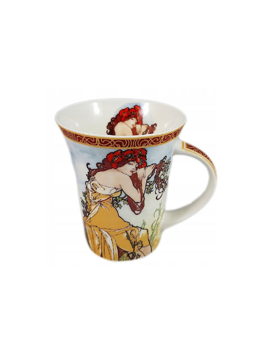 Carmani Porcelain Cup Multicolour 350ml