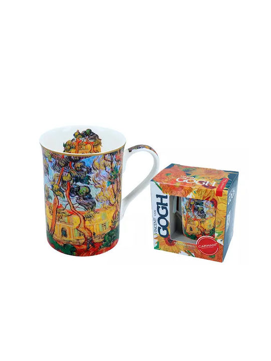 Carmani Tasse aus Porzellan Bunt 350ml 1Stück