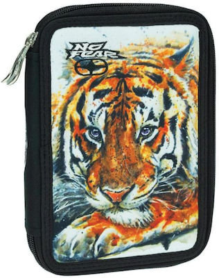 No Fear Pencil Case Full with 2 Compartments Multicolored