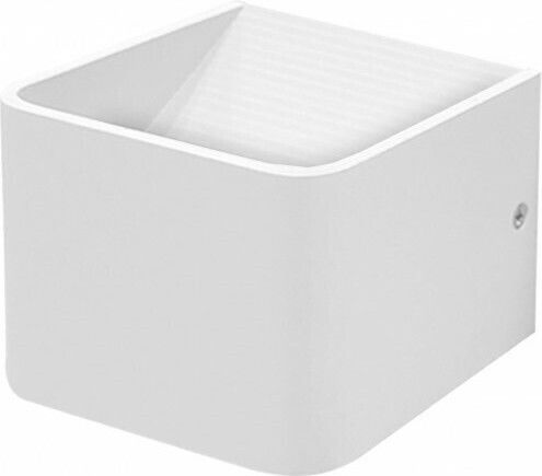 Power Led Επιτοίχια Εξωτερική Πλαφονιέρα LED IP44 5W με Φυσικό Λευκό Φως Διπλής Δέσμης