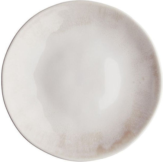 Butlers Atlantis Teller Untiefe Keramik Beige mit Durchmesser 23cm