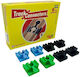 Toy2 Track Connectors 8 Basis Connectors Accesorii de Cale Ferată din Lemn pentru 3+ ani+ Ani