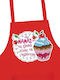 Dorosimo Apron Red 68x68cm