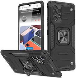 Metallic Back Cover Durable Black (Samsung GALAXY A13 5G, A04S)