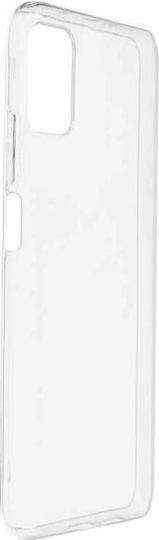 Slim Back Cover Silicone 1mm Set with Glass Transparent (Moto G10)
