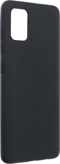 Matt Umschlag Rückseite Silikon Schwarz (Moto G10)