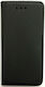 Smart Magnet Buchen Sie Synthetisches Leder Schwarz (OnePlus Nord CE)