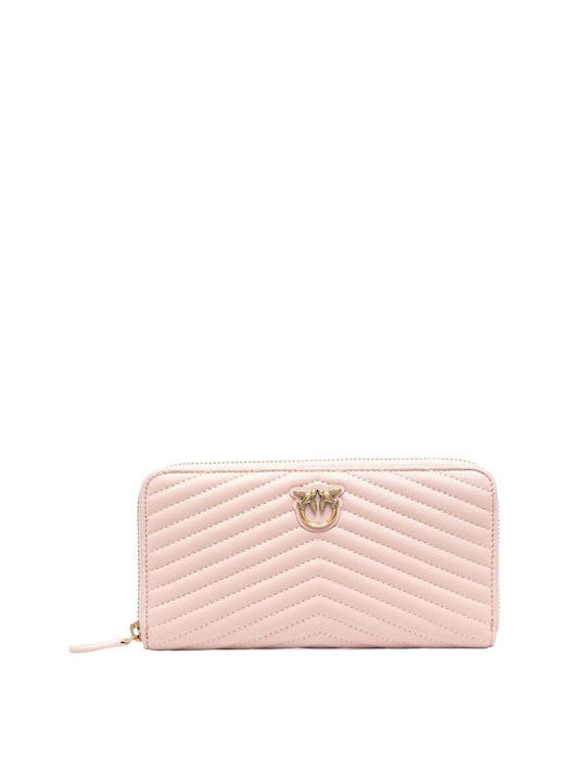 Pinko Ryder Large Leather Women's Wallet Pink