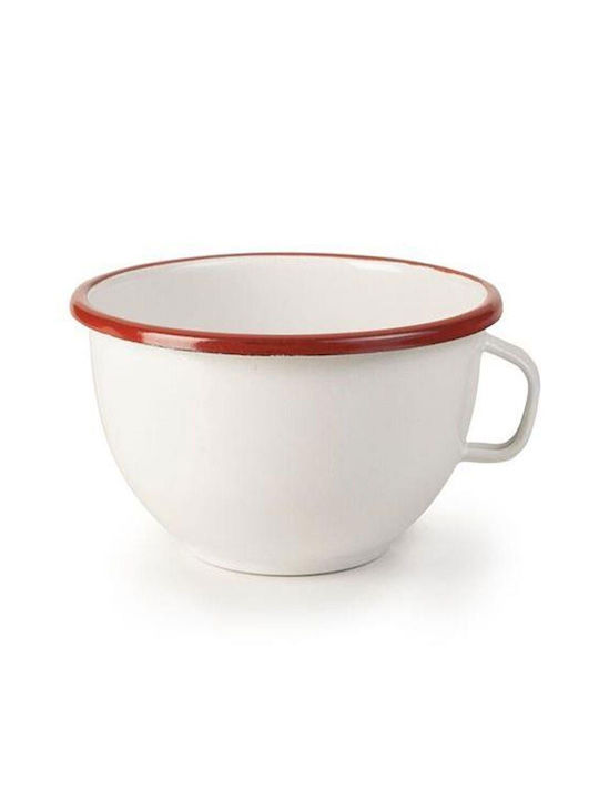 Ibili Tasse Emaille Beige 1Stück