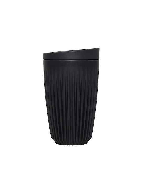 Huskee Cană Plastic Neagră 360ml 1buc