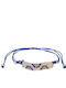 Sava Jewellery Damen Armband Makramee aus Kabel mit Perlen