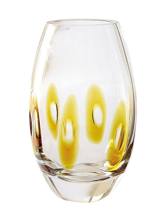 Krosno Decorative Vase Transparent 15x15x25cm