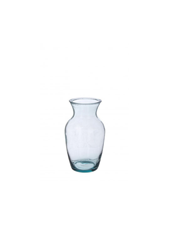 Bizzotto Glass Vase 14x14x27cm