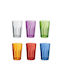 Guzzini Happy Hour Set de pahare pentru apa din Plastic 420ml 6buc