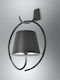Zafferano Wall-Mounted Outdoor Hat Light LED IP54 2.2W 19.8x11εκ.