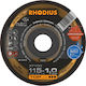 Rhodius Δίσκος Κοπής Μετάλλου 115mm