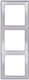 Mutlusan Daria Switch Frame 3 Positions Vertical Installation in Silver Color 1033