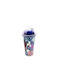 Tpster Glass Water made of Plastic with straw 450ml