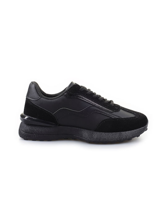 Fshoes Damen Sneakers Schwarz