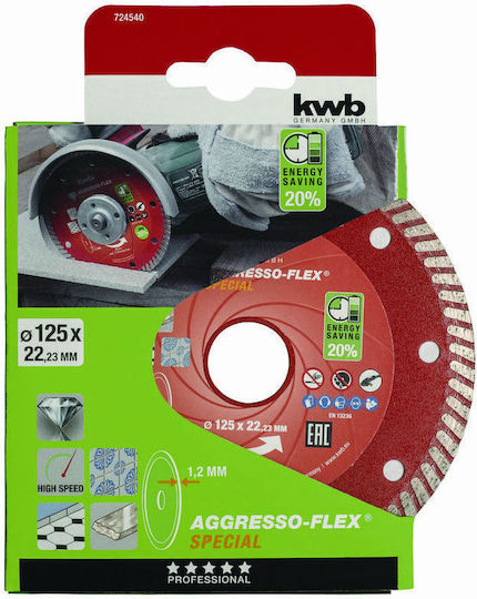 KWB Schneidscheibe Baumaterialien 125mm