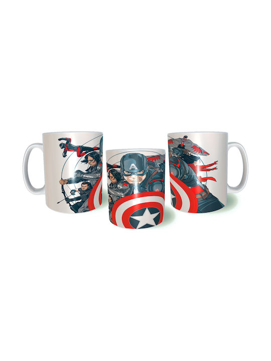 Captain's Tasse Keramik Bunt 1Stück