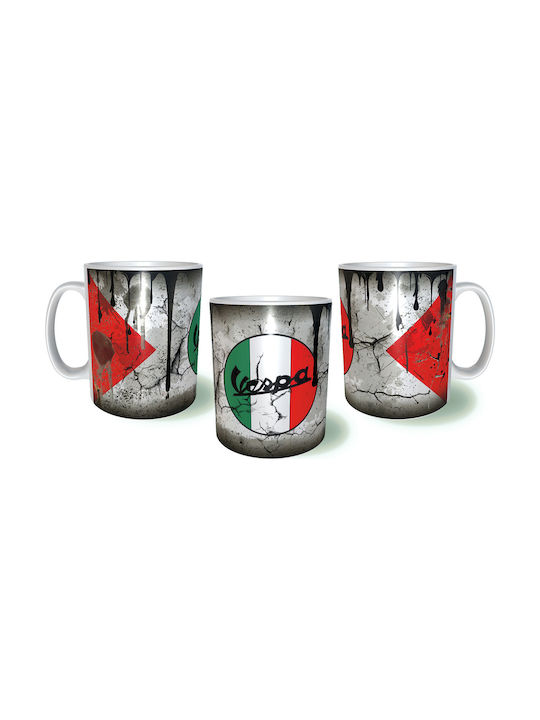 Vespa Tasse Keramik Bunt 325ml 1Stück