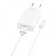 Foneng Încărcător cu Port USB-A și Cablu Lightning Albς (EU28)
