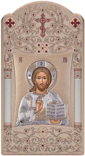 Slevori Image Jesus Christ Silver 8.4x16cm