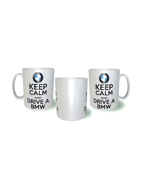 BMW Cană Ceramică Albă 325ml 1buc