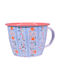SP Souliotis Blumige Metallische Tasse Blau