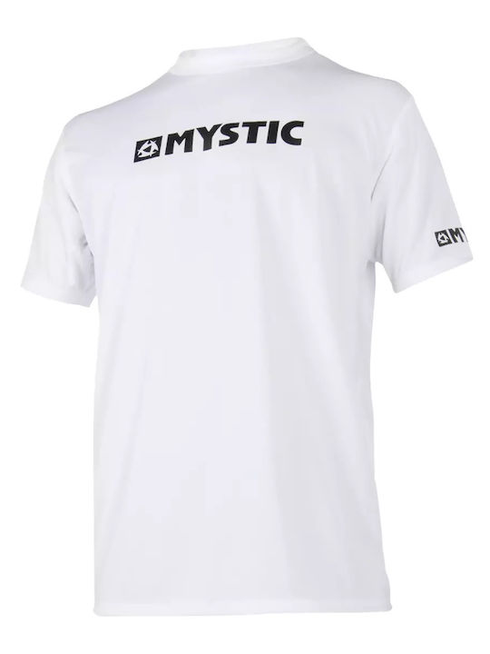 Mystic Star Ανδρική Κοντομάνικη Αντηλιακή Μπλούζα Λευκή