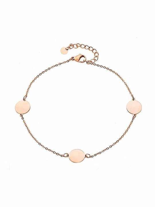 Amor Amor Bracelet Anklet Chain made of Steel Gold Plated