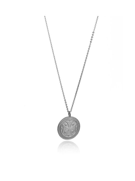 Paraxenies Necklace Constantine Amulet from Silver IT005