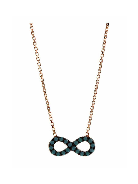 Paraxenies Necklace Infinity from Gold Plated Silver