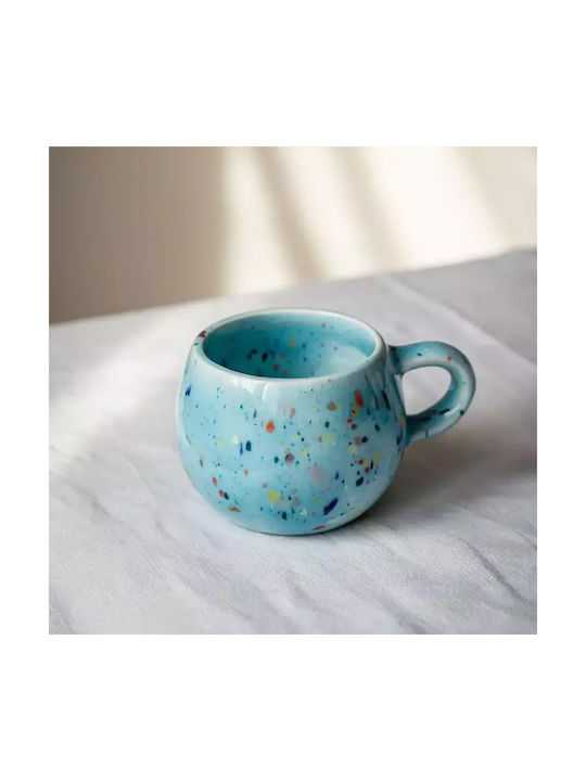 Egg Back Home Ceramic Cup Blue 90ml