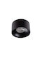 Kanlux Round Metallic Recessed Spot with Socket GU10 Black 1pcs