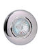 Horoz Electric Rund Metallisch Einbau Spot mit Fassung GU10 Silber 1Stück