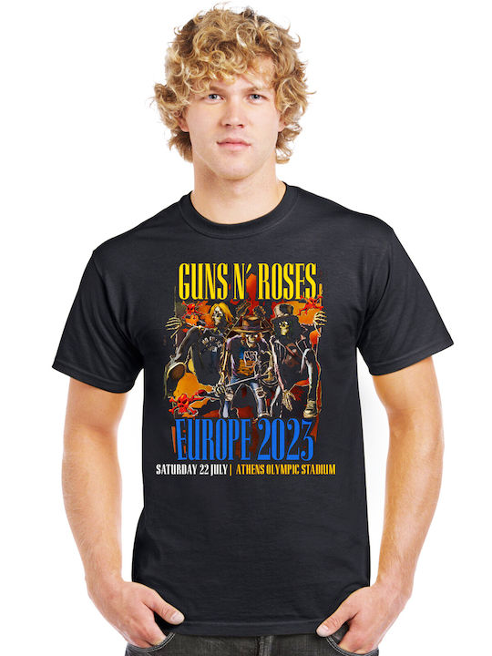 Pegasus Guns N Roses T-shirt Μαύρο