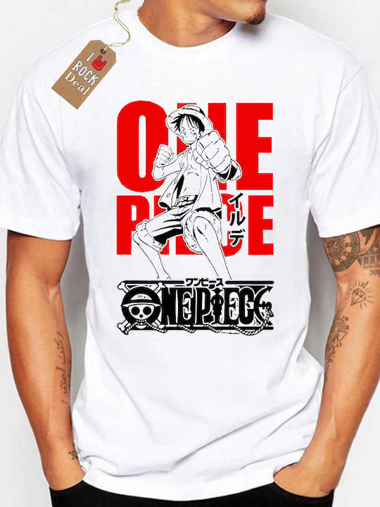 Rock Deal T-shirt One Piece White