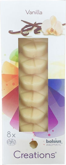 Bolsius Wax Melt Parfumat cu Aromă Vanilie 8buc 75gr