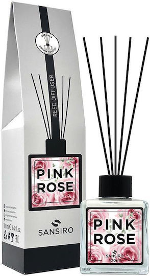 Sansiro Diffuser mit Duft Rose 100ml