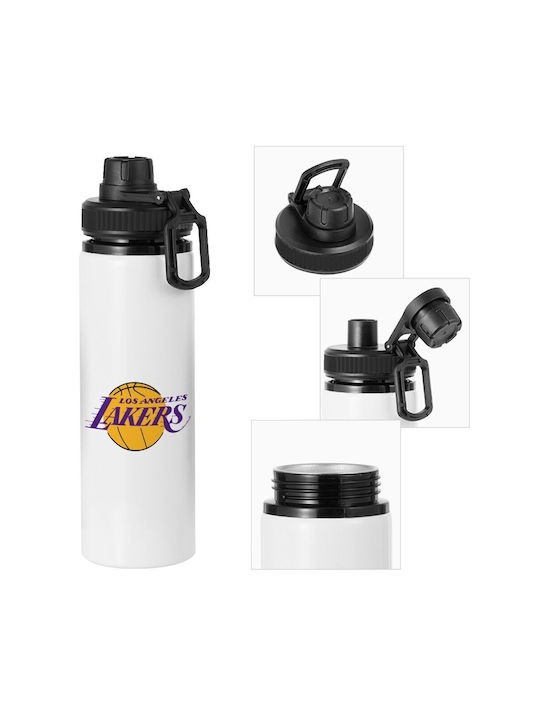 Koupakoupa Lakers Wasserflasche Aluminium 850ml Weiß