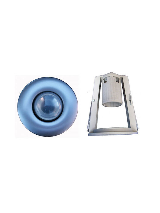 Dabler Round Metallic Recessed Spot White 1pcs