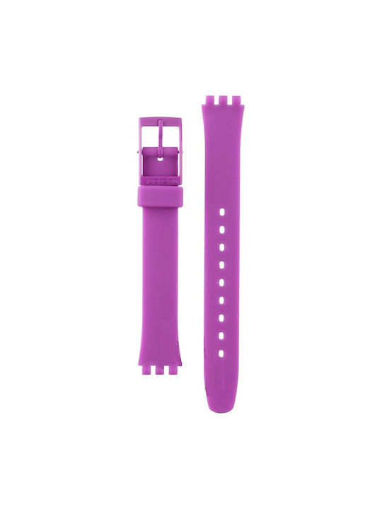 Swatch Каучукова каишка Лилав 12мм