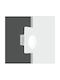 Fan Europe Arielrm1 Parallelogram Metallic Recessed Ceiling Spot with GU10 Bulb Base White 18x12cm