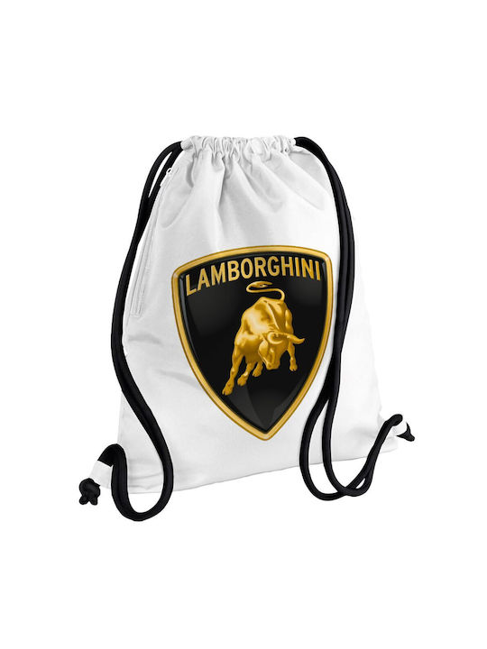 Koupakoupa Lamborghini Geantă Înapoi Sala de sport Alb